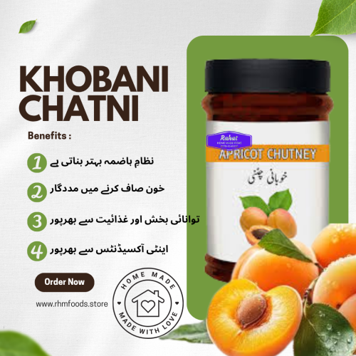 Khobani Chutney (Apricot Chutney) Homade Chatni خوبانی چٹنی