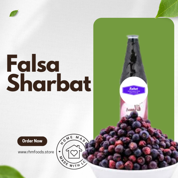 Falsa Sharbat (Grewia Juice) Homemade